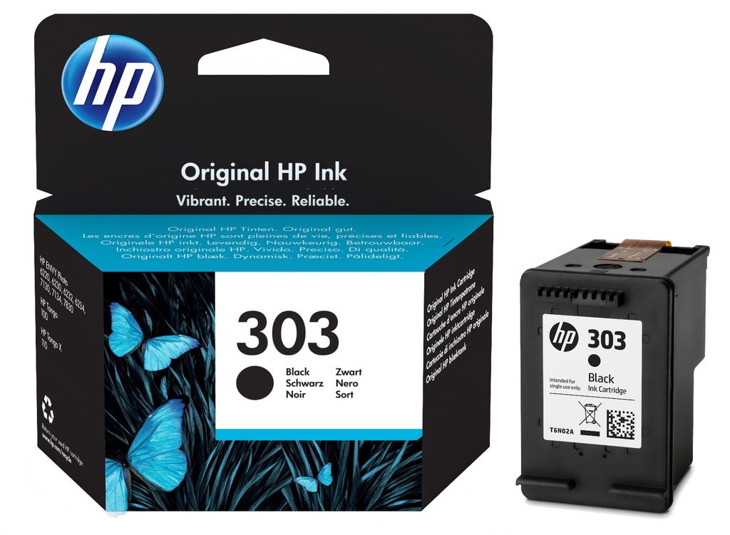 HP 303 Black Original Genuine Inkjet Cartridge