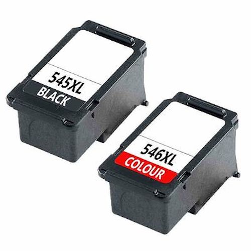 Refilled Ink For Canon PG 545 XL Black And CL 546 XL Colour Ink Cartridges