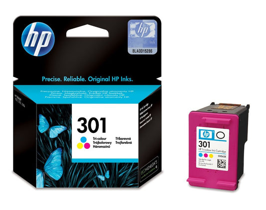 HP 301 Colur Genuine Original Inkjet Cartridge