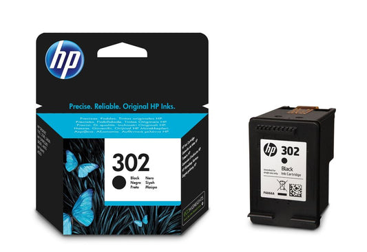 HP 302 Black Genuine Original Inkjet Cartridge