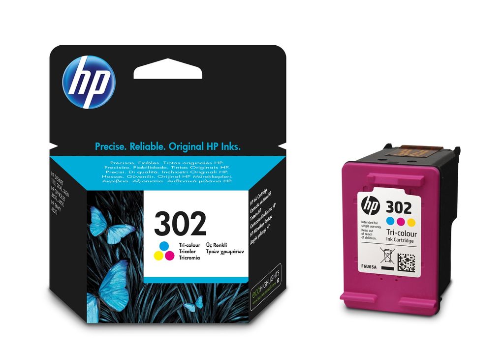 HP 302 Colour Genuine Original Inkjet Cartridge