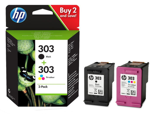 HP 303 Black And Colour Multipack Genuine Original Inkjet Cartridges