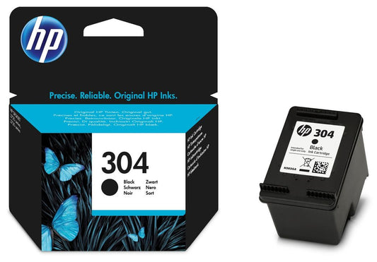 HP 304 Black Original Genuine Inkjet Cartridge