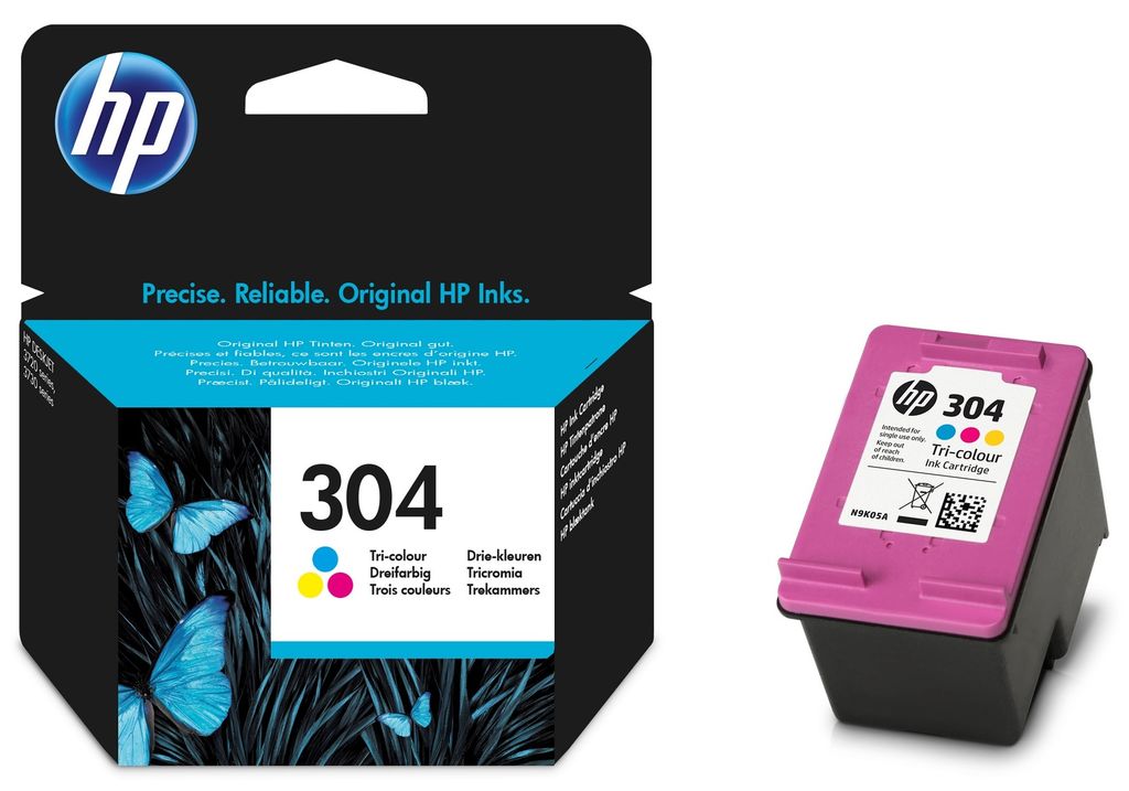 HP 304 Colour Genuine Original Inkjet Cartridge