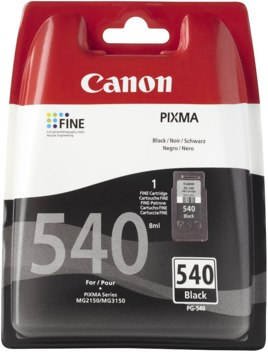 Canon PG- 540 Black Genuine Original Inkjet Cartridge