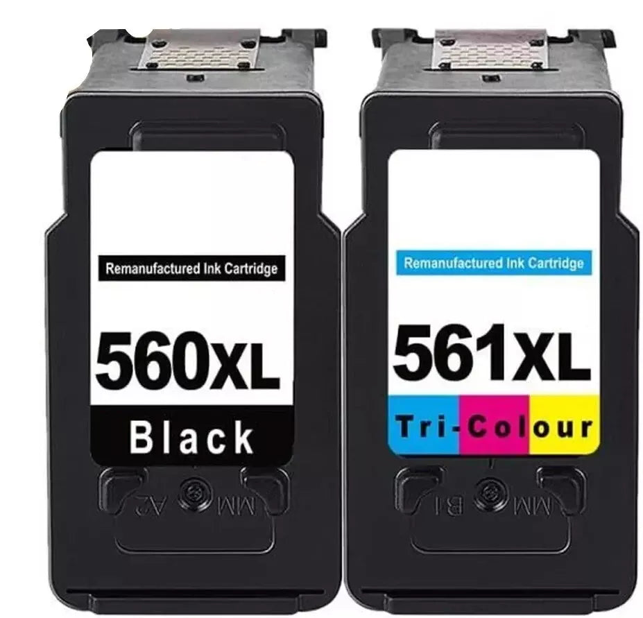 Refilled Ink Cartridge For Canon 560 XL Black Canon 561 XL Colour